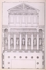 Una casa privada griega, ilustración de una copia facsímil de 
